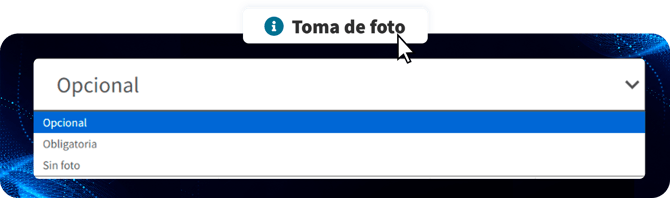 seleccionar toma de foto