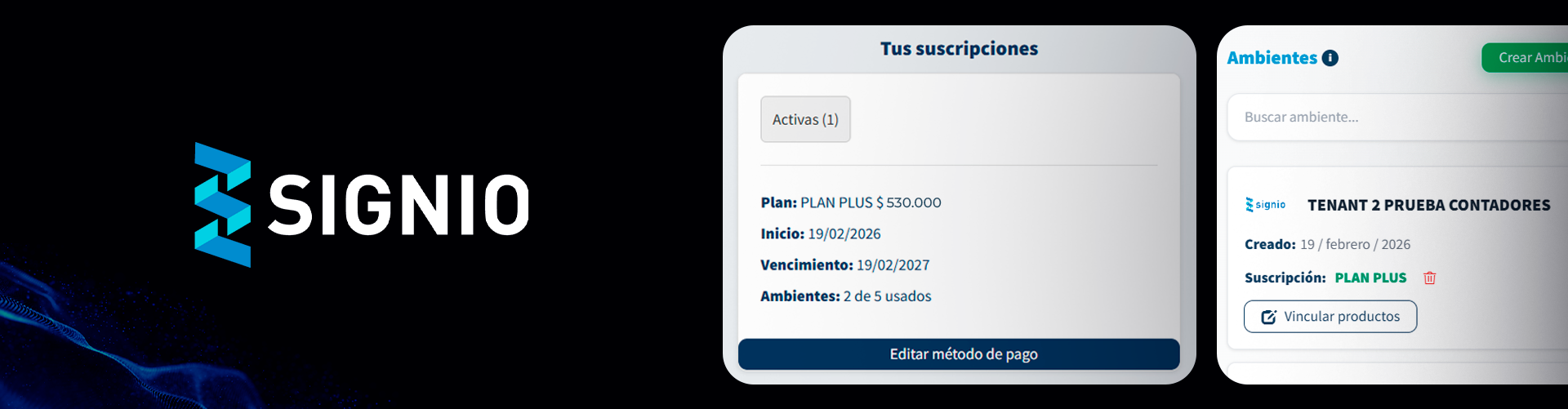 Gestión simplificada: Descubre las nuevas funciones de tu cuenta en Signio